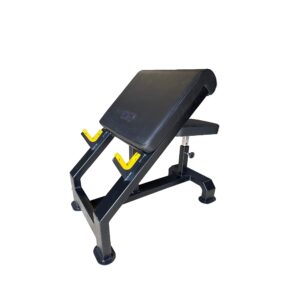 SLG-8010A Preacher Curl Bench with Olympic rod Holder, Bicep Curl, Forearm for Gym & Home (Heavy Duty) (Black & Black)