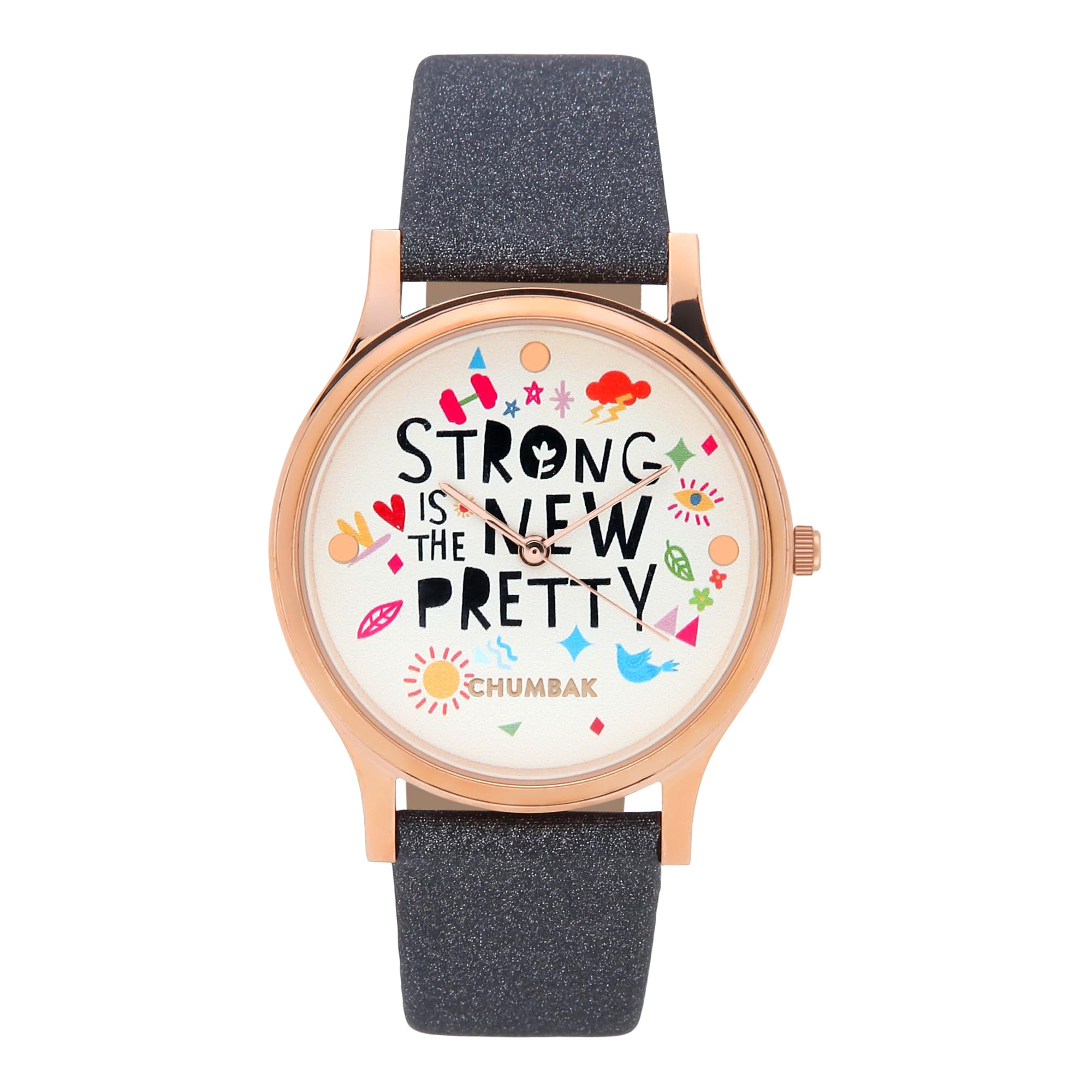 TEAL BY CHUMBAK Round Dial Analog Watch for Women