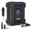 Texum TAP-8B Tyre Inflator with Emergency Light, 140 Watt Car Tyre Inflator