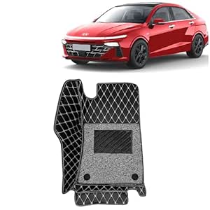 Aakirti Automotive Custom Fitted 7D Car Foot Mats specfic for Verna
