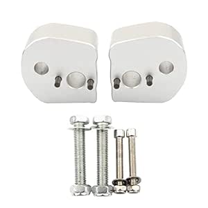 MYADDICTION 25mm Motorcycle ATV Dirt Bike Motocross Handlebar Risers Silver