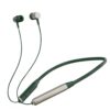 Zeb-Evolve BTv5.0, Voice Assistant, Rapid Charge, Dual Pairing, Call Function, Magnetic Earpiece Bluetooth Wireless in Ear Earphones with Mic (Metallic Green)