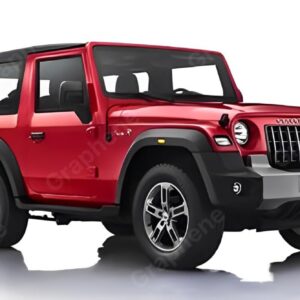 GRAPHENE 1:32 Scale DieCast Metal Pull-Back Action Openable Doors 4x4 Thar/Jeep Premium Car Toy with Lights and Music for Kids Realistic Miniature Model Gift 2+yrs Girls Boys Available