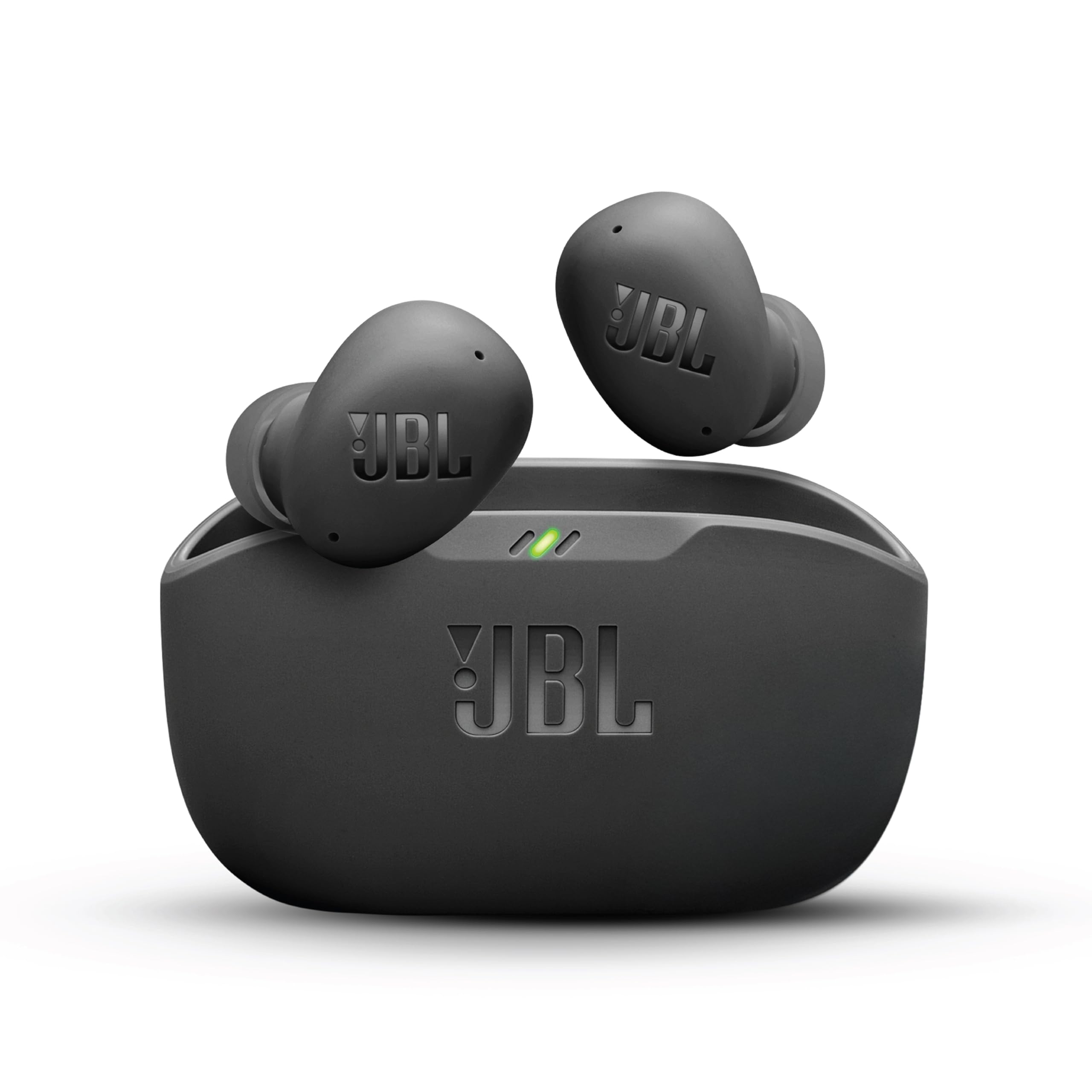 Wave Buds 2 Ear Buds Wireless BluetoothV5.3, Active Noise Cancellation EarBuds,Multi Connect, App for Customized Extra Bass Eq, Relax Mode,Speed Charge, 40H Playback, Fast Pair, 4 Mics,IP54(Black)