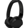 PHILIPS Audio TAH4209BK/00 Bluetooth Headphones,Lightweight and Foldable Design, 32mm Neodynamic Drivers, 55H Playtime, USB Type-C Fast Charging, Built-in Mic for Smartphone, Laptop, Tablet (Black)