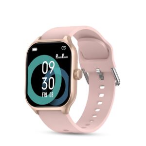 PunnkFunnk H18 Pro Smartwatch for Men & Women | 2.01" HD TFT Display | Bluetooth Calling | Heart Rate & SpO2 Monitor | Long Battery Life | IP67 Fitness Watch with Multiple Sports Modes- (Pink)