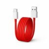 MYVN 80W Fast Charging Cable for OnePlus | USB-A to Type-C | WARP/Dash Compatible | Compatible with OnePlus 13/13R/13S/12R/11R/10R/10T/10/10 Pro/9/9 Pro/8T/8/8 Pro/7 Pro/7T/7T Pro/Nord/CE 3 Lite |1M