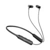 pTron Tangent Evolve w/ 50Hrs Playtime, HD Mic, Pristine Sound, 14mm Drivers, Bluetooth V5.3 w/Dual-Device Pairing Wireless Neckband, Magnetic Buds, Voice Assistant,Type-C Fast Charging & IPX4(Black)