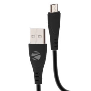 ZEBRONICS MU240 USB - Micro USB Cable, 18 Watts, Rapid Charging, Charge & Sync, 1 Meter (Black)