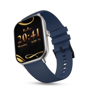 PunnkFunnk NovoLux HD Display Smartwatch for Men & Women | Bluetooth Calling | Heart Rate | Sleep Monitor | 113+ Sports Modes | IP67 Waterproof Smartwatch for Android & iOS - (Dark Blue)