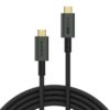 Stuffcool Primus USB 4 Type-C to Type-C Cable with 240W Power and 40Gbps Data with 8K Video Transmission, 1.8M, Black