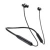pTron Tangent Rush w/ 50Hrs Playtime, Pristine Sound, Dual-Device Pairing, Bluetooth 5.4 Wireless in-Ear Earphones with Mic, Voice Assistant, Type-C Fast Charging & IPX5 Water Resistant (Jet Black)