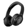 pTron Studio Pro w/ 65Hrs Playtime, Wireless Over Ear Headphones w/HD Mic & TruTalk AI-ENC Calls, Low-Latency Game & Music, 40mm Drivers, BT5.4, Dual Device Pairing & Type-C Fast Charging (Jet Black)