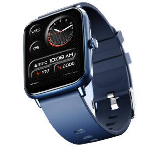 Fire-Boltt Ninja Call Pro Plus Bluetooth Calling Smart Watch, 1.83″ HD Display, AI Voice Assistant, 120+ Sports Modes, IP67 Waterproof, SpO2 & Heart Rate Monitor Smartwatch for Men & Women - Blue